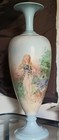 Belleek Art Nouveau Hand Painted Nymph Portrait Vase C  1906-1924