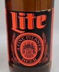 Vintage Miller Lite Orange And Black Label Halloween Bottles Empty