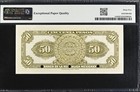 M321s Mexico Banco De La Republica 50 Pesos Specimen 1918 P14s Pmg Gem Unc 65