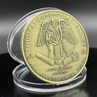 Freemasons Bronze Coin Collectibles Masonic Token Brotherhood Challenge Coin