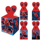 Set Of 12 Spider-man Inspired  Superhero Party  Kids Party Favor Boxes