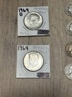 Silver Coin Collection Usa And Ca Dimes  Usa Quarters  Halves  14 Coins Total