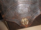 Antique 1870 A a  Mellier Leather Doctors  Medical Saddle Bags St  Louis 