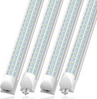 8ft T8 Led Tube Lights 120w 8 Foot Led Shop Lights Linkable Utility Fixtures Etl