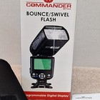 Commander Optics Speedlight Camera Flash For Canon Dslr Cameras W  Case   Base