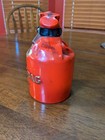 Retro Vintage Ceramic Money Bag Coin Bank Lego Japan 6  Red With Rubber Stopper