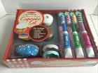 Melissa   Doug Wooden Bake And Decorate Cupcake Set Pretend Play Food Brand New