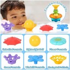 Toddlers Baby Bath Toy Set Crocodile 5 Modes Water Spray Water Play Set Gift