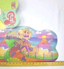 3 Barbie Roller Skating Reversible Place Mat 1988  Nos