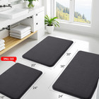 Memory Foam Bath Mat 59x35  Extra Soft Absorbent Bathroom Rugs