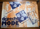 Vtg 1985 Depeche Mode Budapest Hungary Tour Concert Poster  Iron Curtain Rare