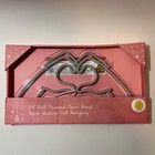 Neon Hand Heart Gesture Light Usb Powered 16 4 Inch Pink Wall Hanging Indoor Use