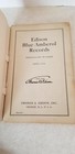 Vintage 1914 Thomas Edison Blue Amberol Cylinder Records Catalog Music Shelf N3