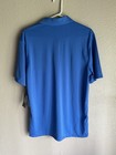 Nike Golf Dri Fit Men   s Polo Shirt M Spread Collar 3-button New With Tags Blue