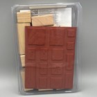 Stampin  Up  2003 Stipple Celebrations 14 Wood Block Rubber Stamps New Unmounted