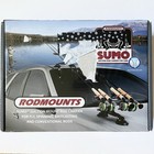 Sumo Rodmounts Suction Rod Carrier Set For Cars And Boats New Open Box