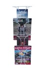 Wall Mount Literature Rack Magazine Brochure Travel Information Vinyl 8 3  Wide