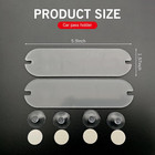 2 Pcs Ez Pass Holder  Windshield Ipass Sticker Holder  Acrylic Transponder Holde