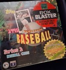 Vintage Baseball Blaster Box New