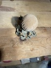 Antique Victorian Thread Spool Holder Pin Cushion Sewing
