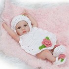  10inch Mini Cute Lifelike Silicone Vinyl Full Body Reborn Baby Dolls Washable 
