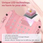 Professional Cordless Rechargeable Uv Led Nail Lamp With 4 Timer Setting And   