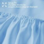 Hospital Bed Sheets Fitted 36x84 36x80 Blue Soft For Home care Beds medical Use