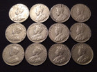 12 Different Canada Nickels Date Set 1922-1936 1926 Roll George V Coins
