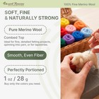 Merino Wool Roving  Combed Top For Needle Felting  1 Oz  Tomato Red