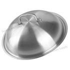 Sunrise Heavy Duty Stainless Steel Wok Lid cover Dome 34cm Fits 14 Wok