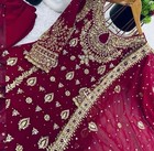 Indian Salwar Kameez Pakistani Wedding Party Dress Wear Bollywood Suit Sharara