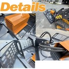 Landhonor Skid Steer Brush Cutter 66   New Hydraulic Mower Brush Hog Attachment