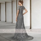 Customized Sexy Mother Of The Bride Dress Illusion  Long Mermaid Evening Party 