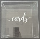 Clear Acrylic Wedding Card Box 10 X 10 X 5 5 In