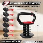 Adjustable Kettlebell   Kettlebell Handle  Convert To Kettlebells Weight Set