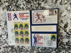 1993 Nolan Ryan Fare Well Tour St Vincents Authentic Signed First Day Stamp Jsa 