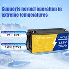 12v 200ah Lifepo4 Lithium Battery For Solar Back Up System Marine Build In Bms