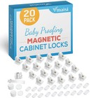 20 Pack Magnetic Cabinet Locks Baby Safety Proofing - Easy Install Childproof La