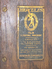 Vintage Hercules No  2 Blasting Machine
