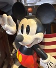 Disney Parks Mickey Mouse Statue Patriotic Mickey Waving American Flag