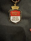 Ronald Mcdonalds Employee Sales Ribbon-award  Made Taiwan  1980   s Red Gold