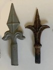 Sale  Cast Iron Architectural Salvaged   Garden gate fence  Finials artifact Art