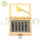 5 Pack 1 4  Indexable Carbide C6 Insert Tool Bit And Holder Mini Lathe Set