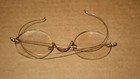 Antique Wire-rim Old Oval Lens Spectacles Glasses Solid 10k Gold