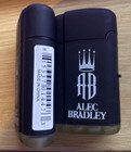 Alec Bradley Double Flame Adjustable Refillable Cigar Torch Lighter Bk - 2 Pack