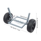 1500 Lbs Capacity Log Skidder Heavy Duty Log Holder  Log Dolly With Chain Grey