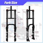 Ztz 20 Inch 4 0 Fat Tire E-bike Air Suspension Fork Bicycle Front Forks Mtb Fork