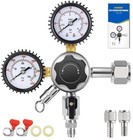Dual Stage Co2 Regulator For Kegerator - Beer Keg Gas Control System