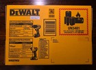 Dewalt 20v Max Compact Brushless Drill driver And Impact Kit With 2 Batteriesnew