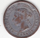 Canada Large Cents Lot Of 8 Circulated Mixed Dates 1859-1901